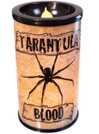 LED Light Up Tarantula Blood Halloween Candle with Spider