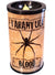 LED Light Up Tarantula Blood Halloween Candle with Spider