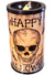 LED Light Up Happy Halloween Candle with Skull