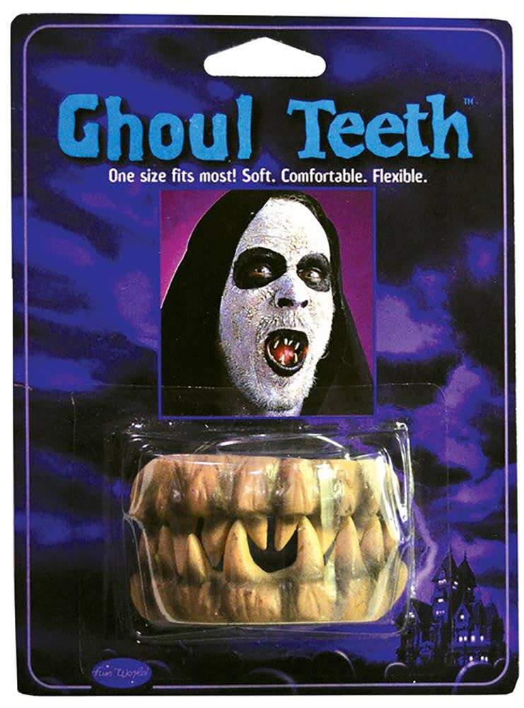 Fake Ghoul Teeth Halloween Costume Accessory