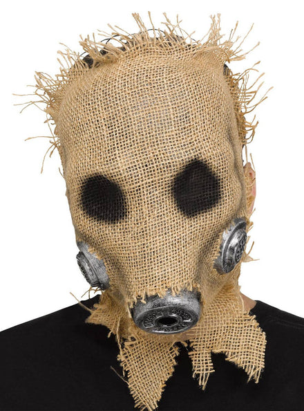 Burlap Hessian Gas Mask Halloween Costume Mask