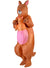 Image of Inflatable Kangaroo Adult's Animal Costume - Front View