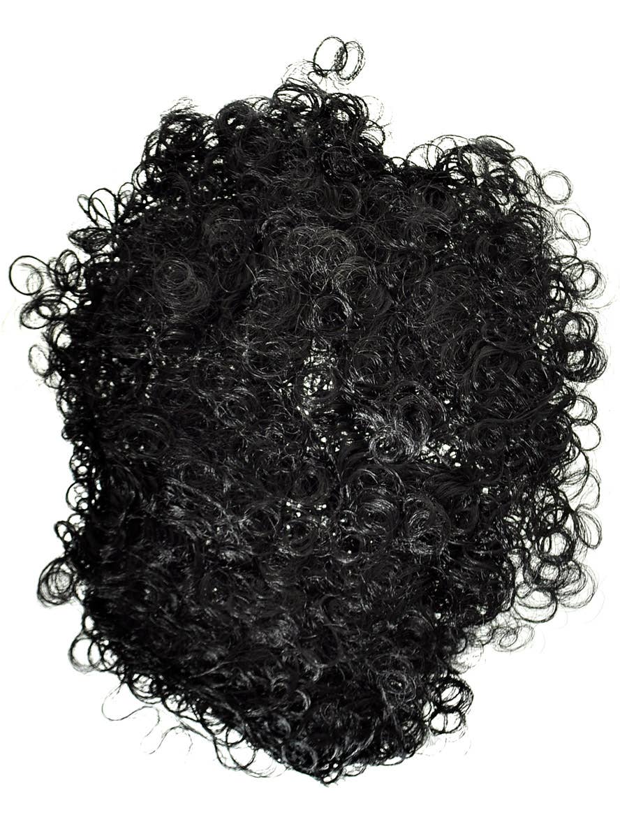 Image of Stick On Black Curly Macho Man Chest Hair - Alternate Image