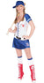 Women's Sexy Baseball Playboy Home Run Hottie Uniform Costume Main Image