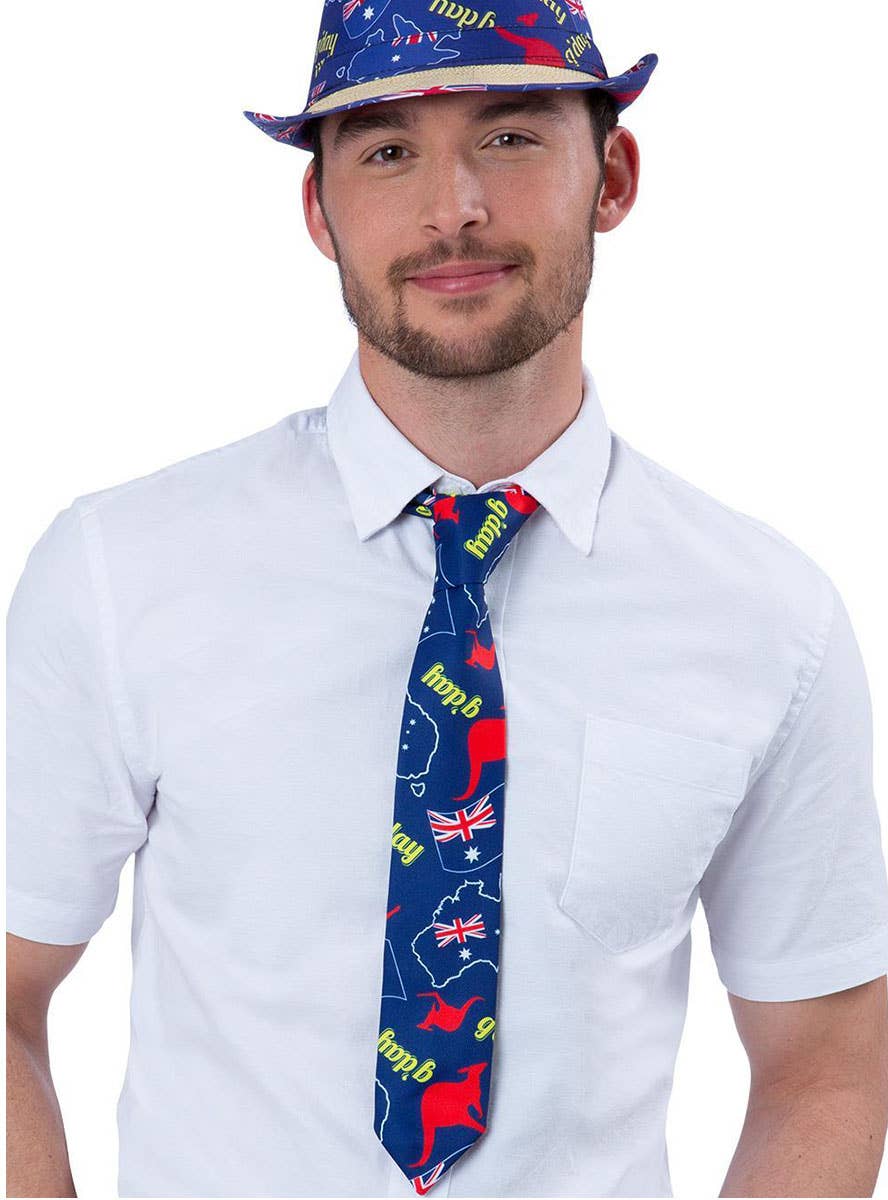 Image of G'Day Australian Print Costume Tie