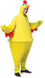 Yellow Men's Chicken Hooped Novelty Giant Costume Main Image