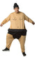 Novelty Men's Sumo Hoopster Hooped Wrestling Novelty Costume Jumpsuit Main Image