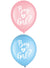 Image of Gender Reveal Boy or Girl 15 Pack Party Balloons