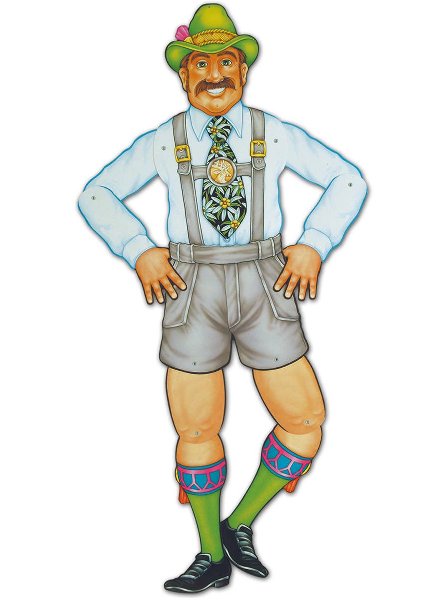 Image of Oktoberfest German Man Cut Out Party Decoration