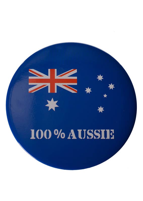 100% Aussie Bogan Badge Australia Day Merchandise - Main Image