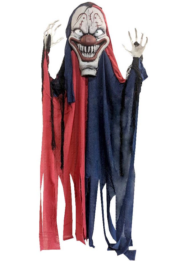 Image of Giant Hanging Scary Clown Halloween Decoration
