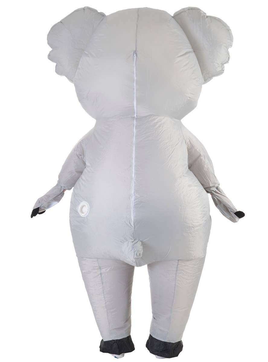 Image of Inflatable Koala Adult's Animal Costume - Back View