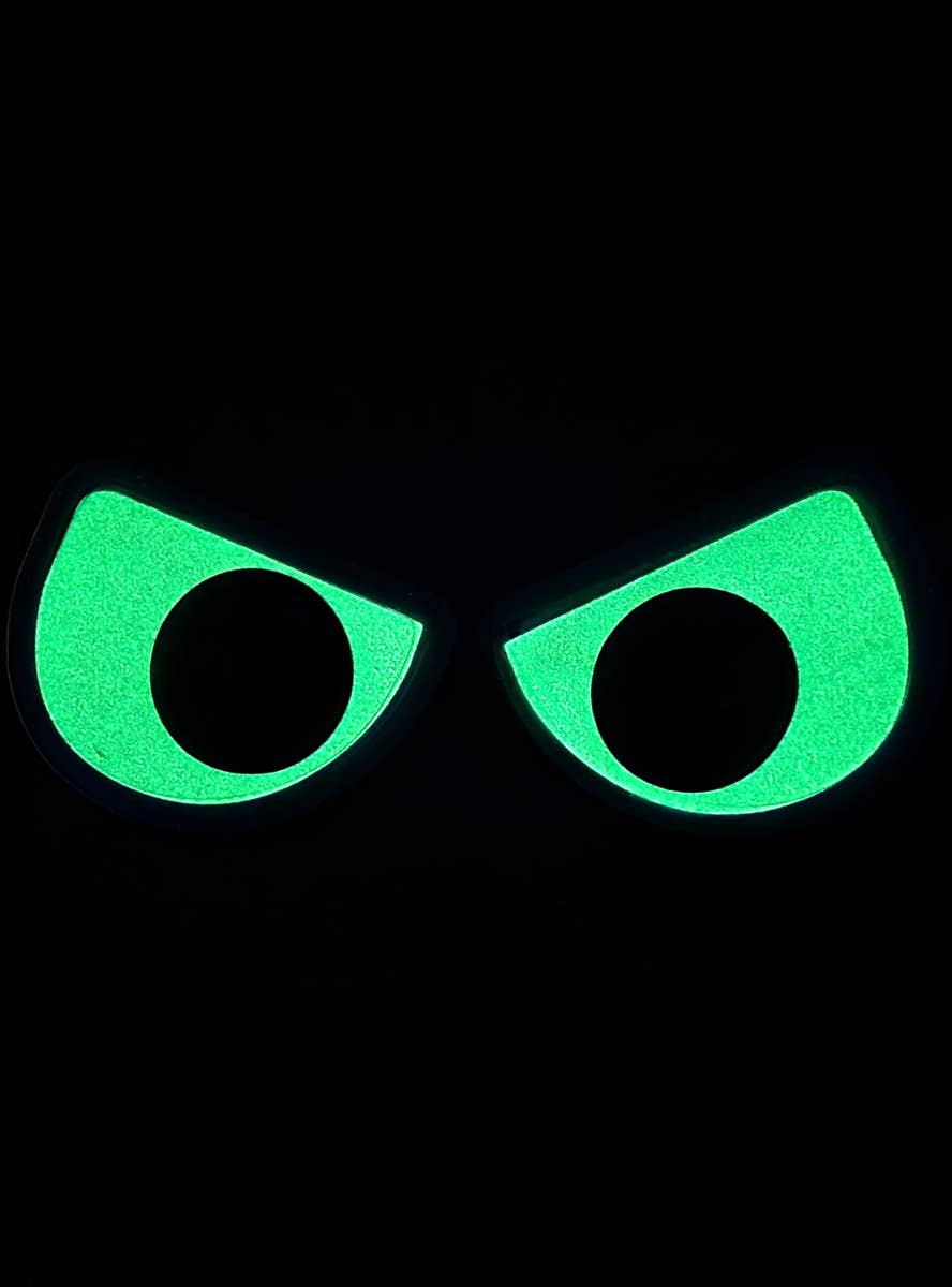 Image of Glow in the Dark Mad Googly Eyes Halloween Decoration - Alternate Image