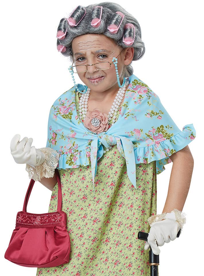 Image of Old Lady Girls Grandma Costume Accessory Kit