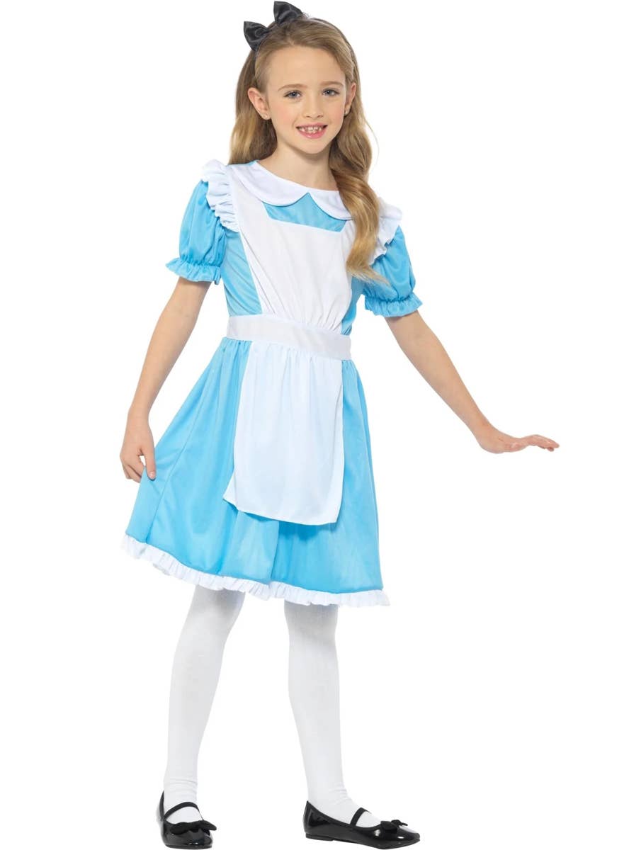 Image of Cute Little Alice in Wonderland Girls Costume - Alternare Image