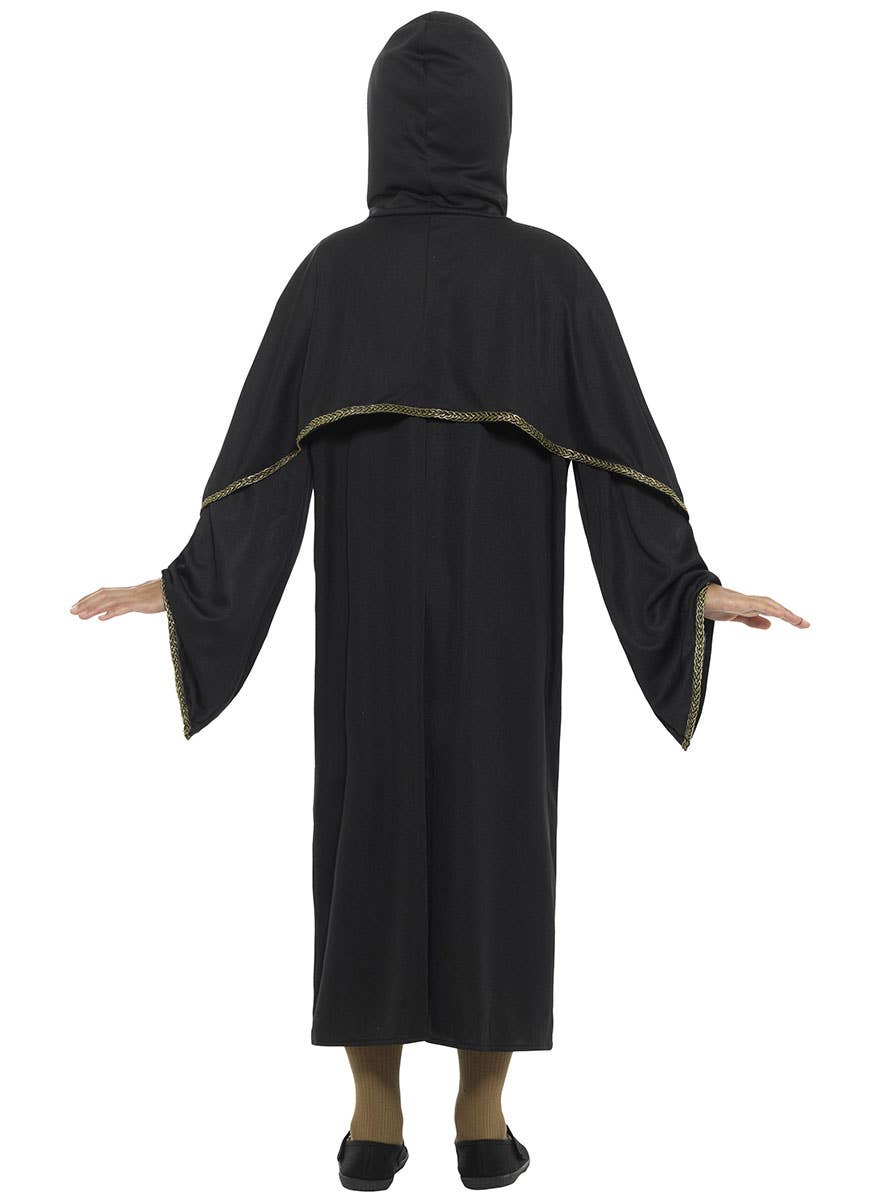 Image of Magical Wizard Cloak Girls Book Week Costume - Back Image