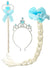 Image of Magical Blue Ice Queen 3 Piece Accessory Set