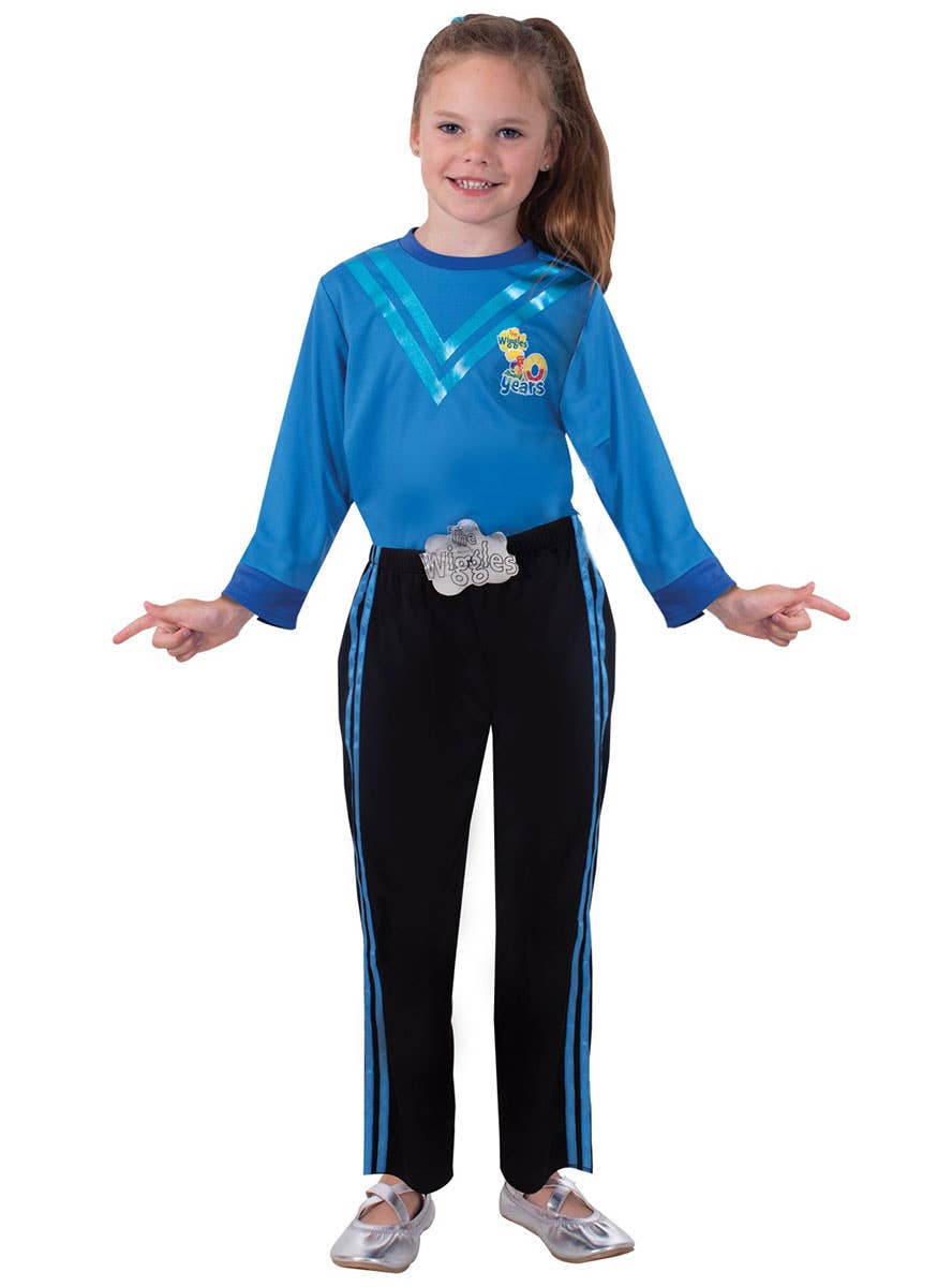 Image of The Wiggles 30th Anniversary Girls Blue Wiggle Costume