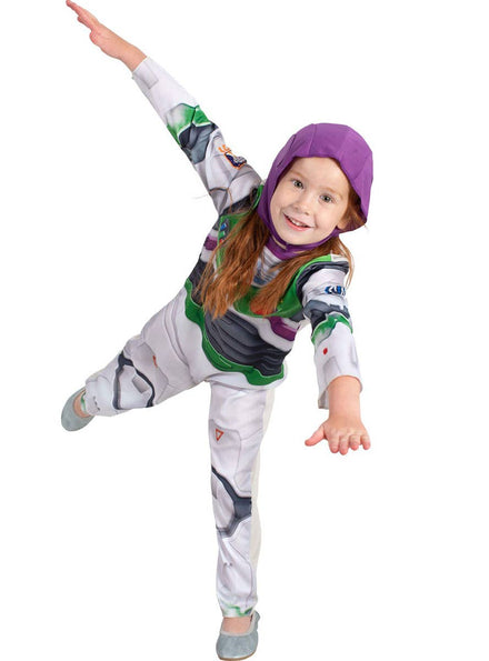 Image of Classic Buzz Lightyear Movie Girls Fancy Dress Costume - Main Image