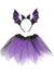 Image of Bat Cutie Purple 2 Piece Girls Halloween Tutu Set