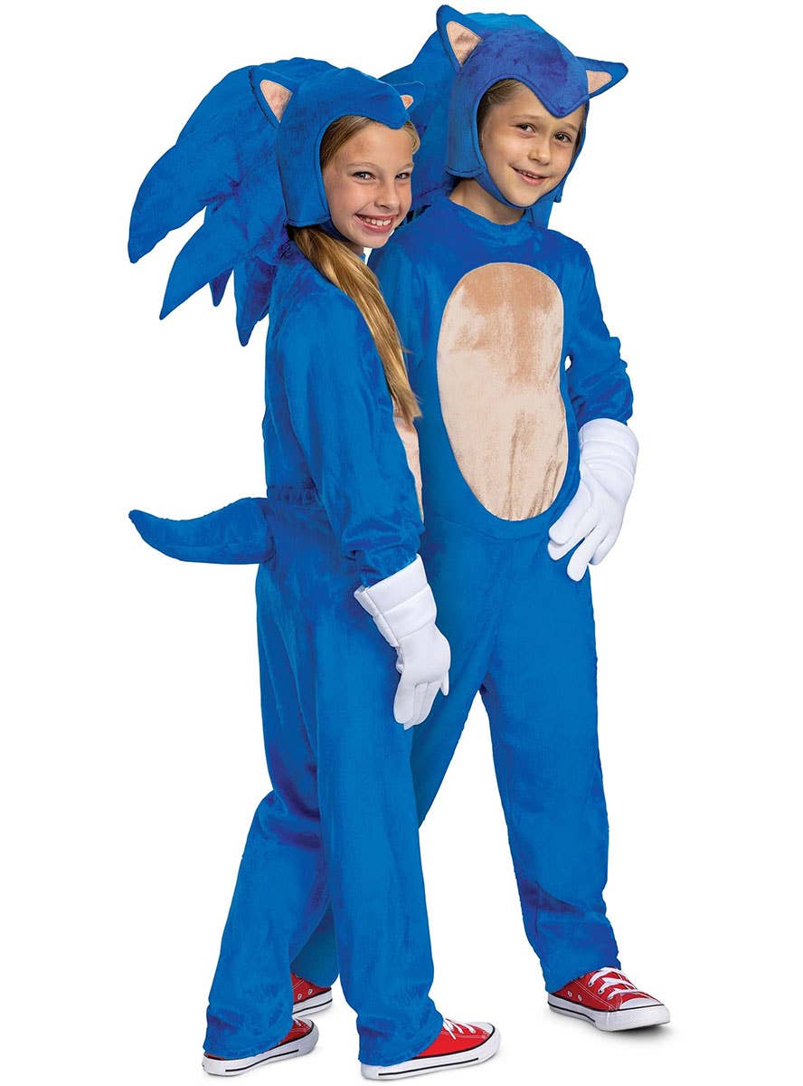 Licensed Girls Deluxe Sonic the Hedgehog Movie Costume