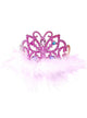 Image of Fluffy Pink and Orange Girl's Princess Costume Tiara