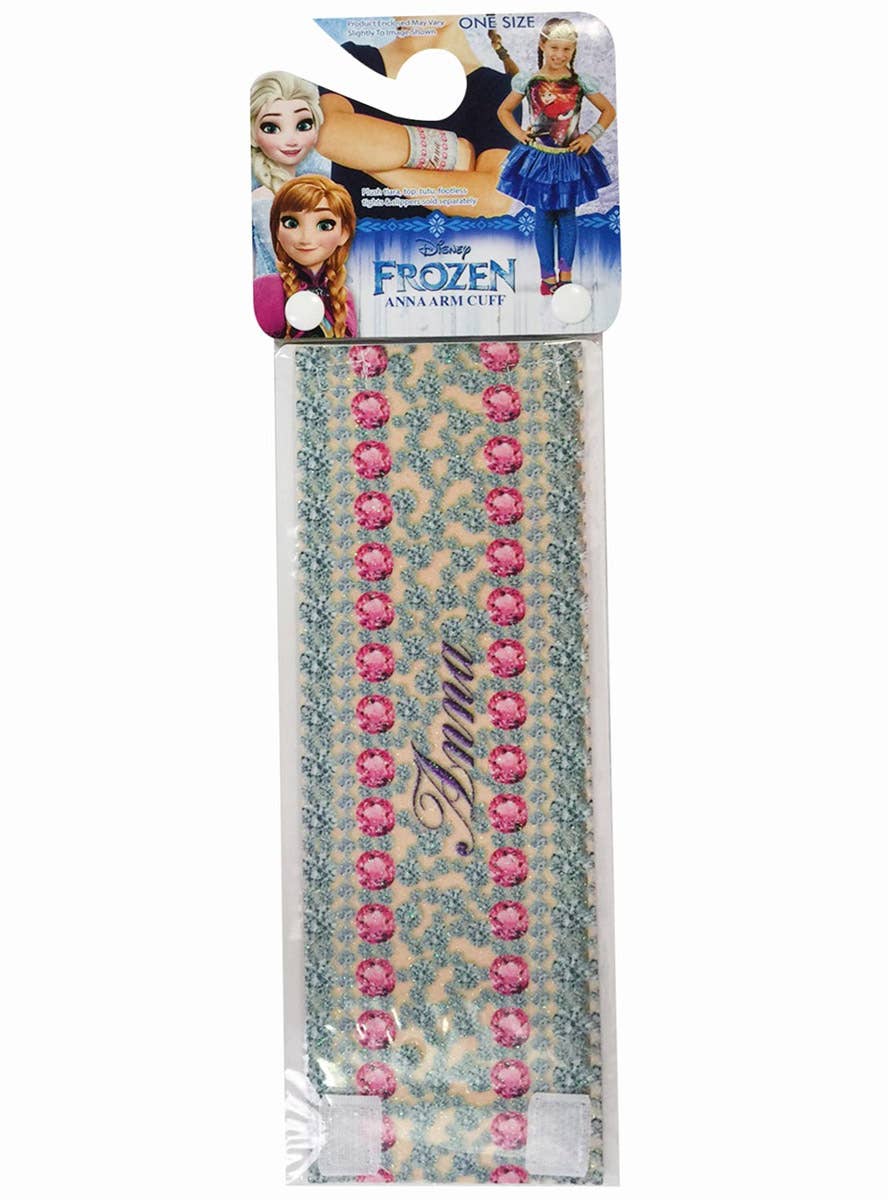 Image of Frozen Princess Anna Arm Cuff Costume Accessory - Packaging Image