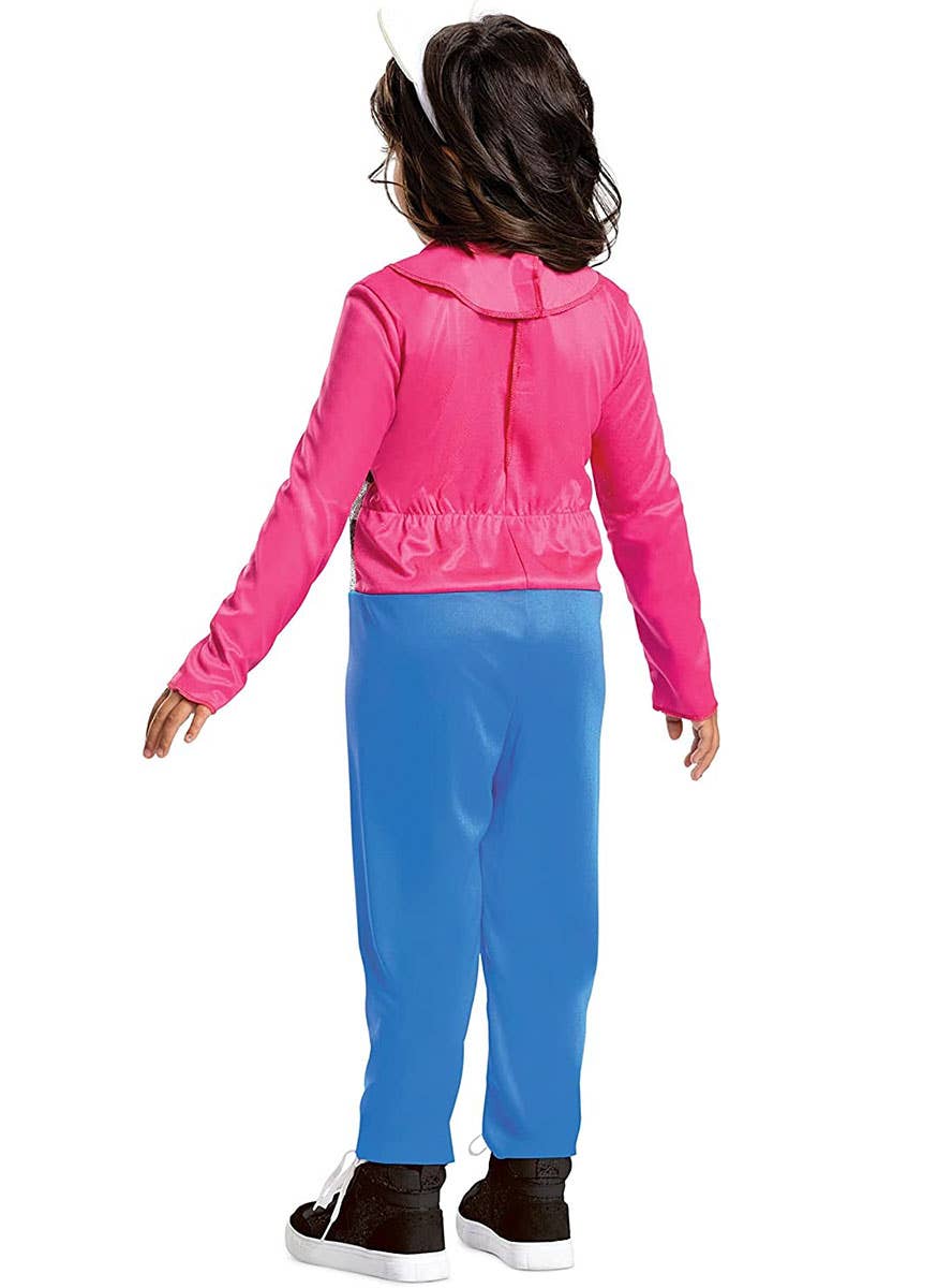 Image of Gabbys Dollhouse Girls Licensed Gabby Costume - Back View