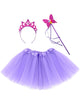 Image of Sparkly Purple Girls Fairy Princess Tutu Costume Set