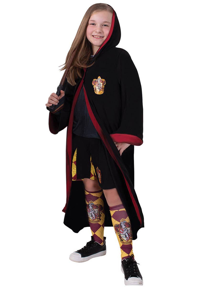 Girls Gryffindor House Book Week Costume Robe