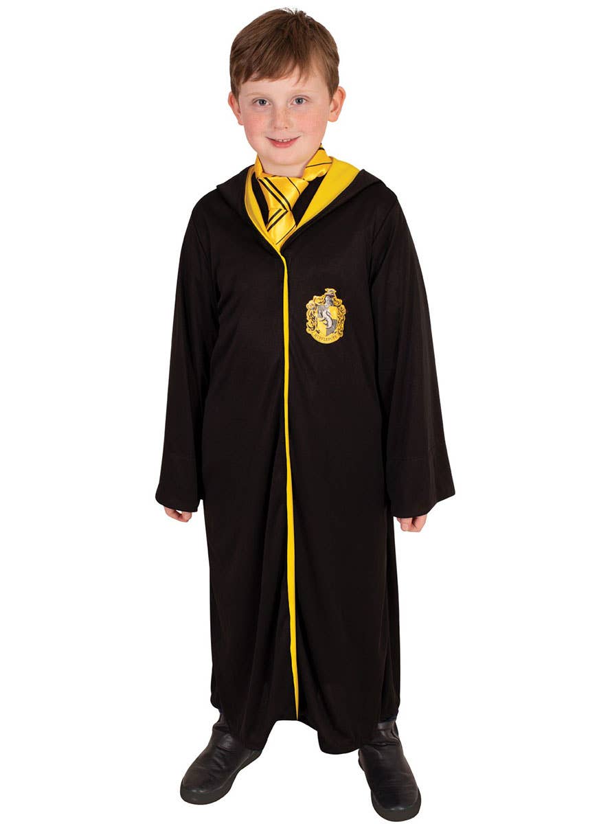 Image of Harry Potter Hufflepuff House Boys Book Week Costume Robe - Main Image