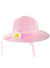 Image of Pastel Pink Girl's Spring Costume Hat with Flower