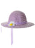 Image of Pastel Purple Girl's Spring Costume Hat with Flower