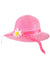 Image of Hot Pink Girl's Spring Costume Hat with Flower