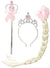 Image of Pretty Pink Princess 3 Piece Costume Accessory Set