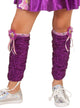 Image of Disney Princess Rapunzel Metallic Purple Leg Warmers - Main Image