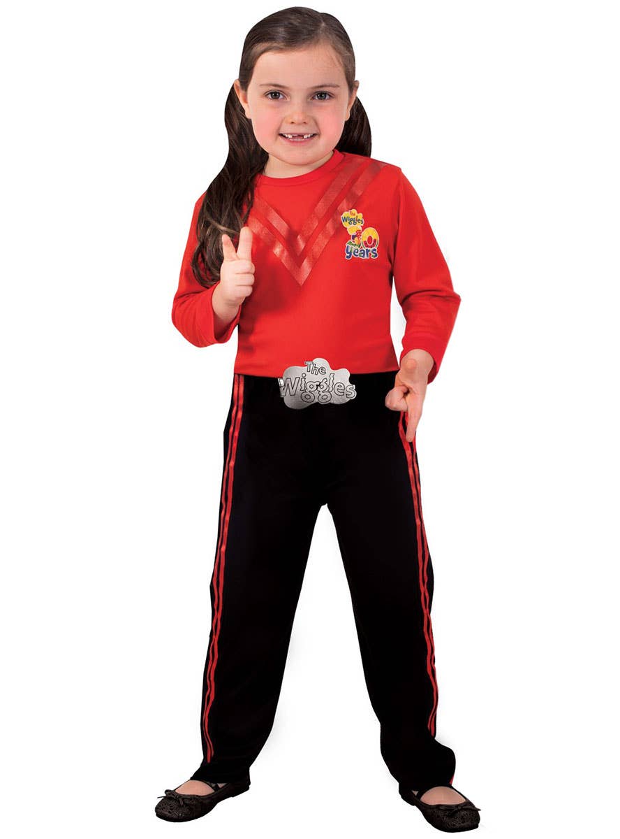 Girls 30th Anniversary Red Wiggle Costume