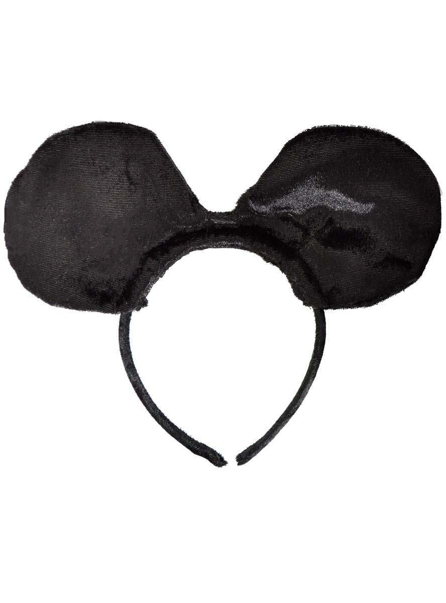 Image of Reversible Polka Dot Girl's Minnie Mouse Ears Headband - Without Bow Image