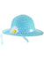 Image of Sky Blue Girl's Spring Costume Hat with Flower