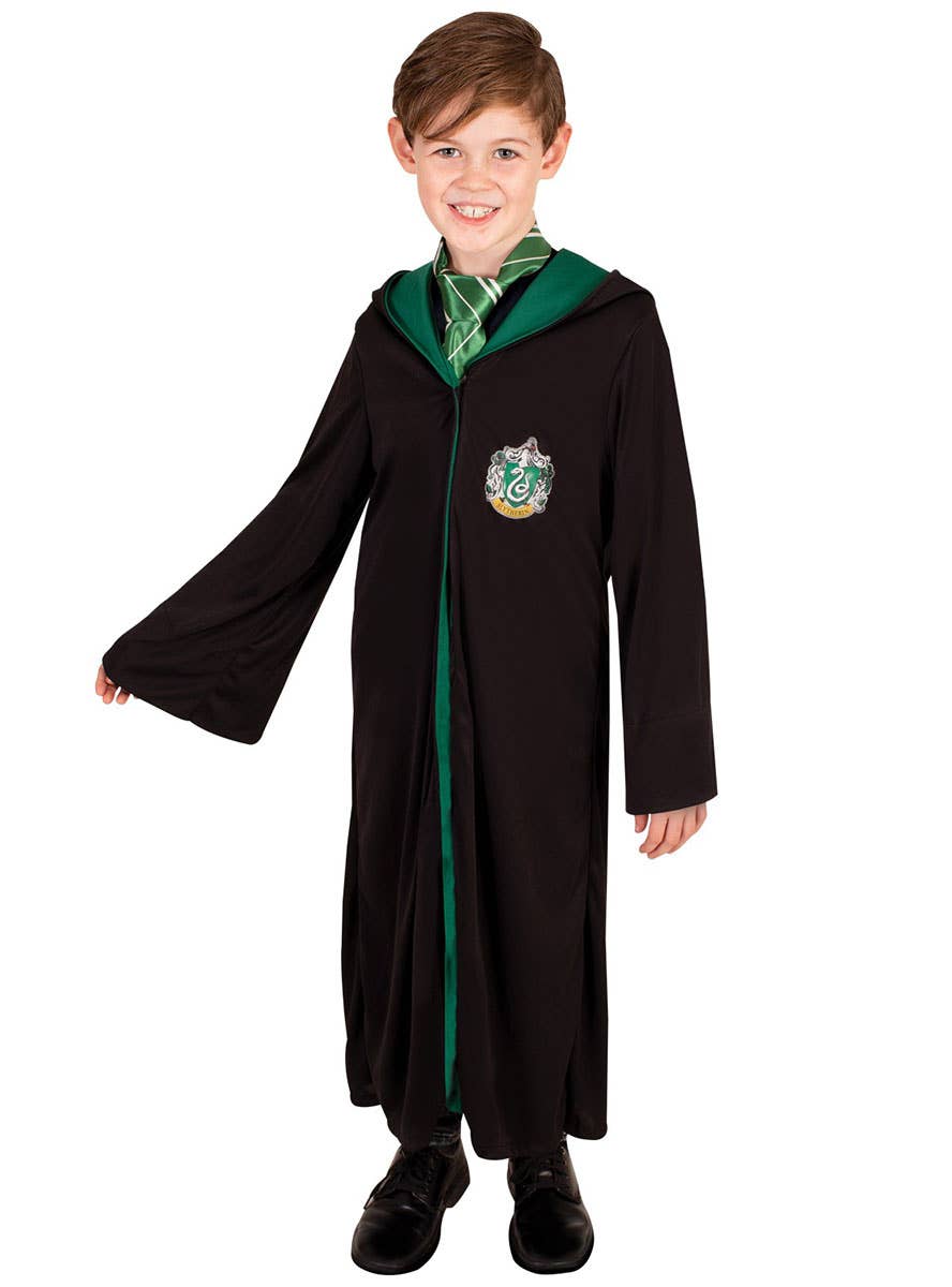 Image of Harry Potter Slytherin House Boys Book Week Costume Robe - Main Image