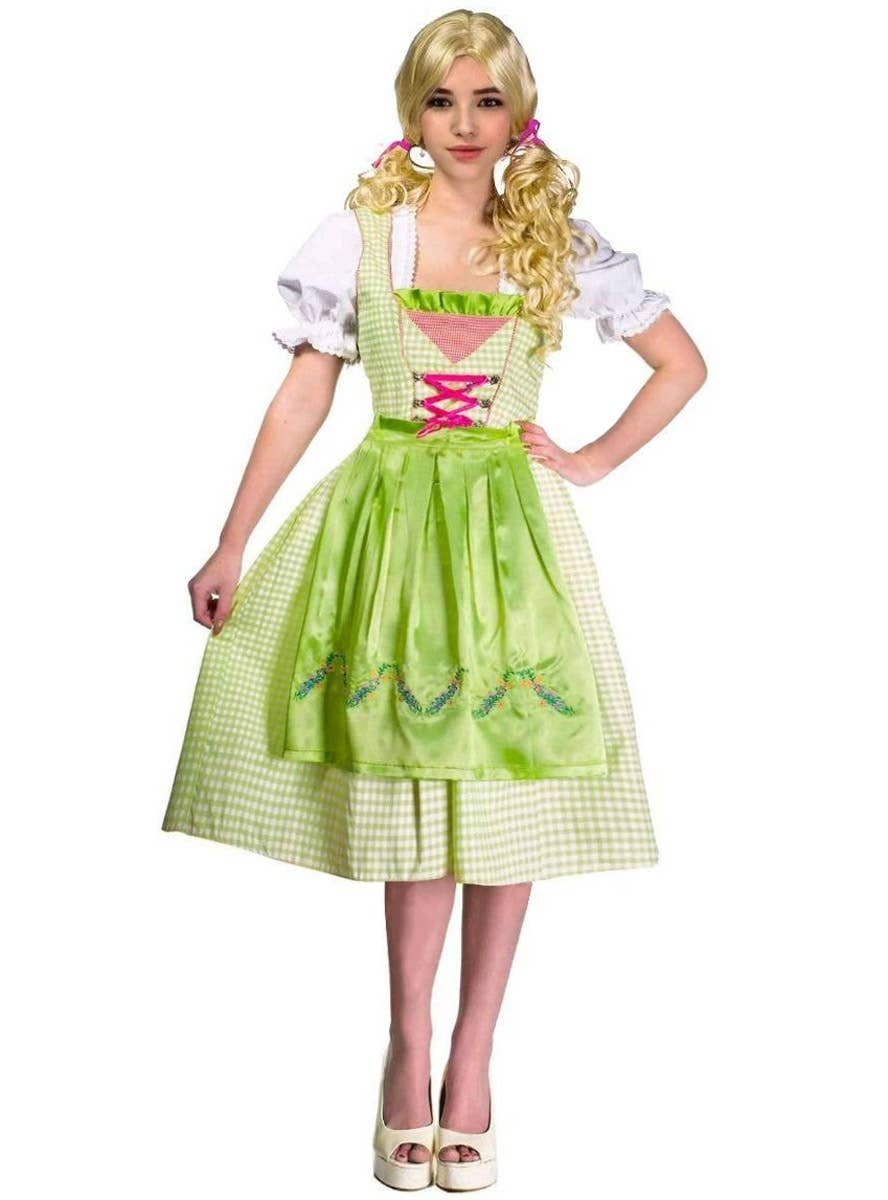 Gretel Teen Girls Deluxe Dirndl Storybook Costume - Front View