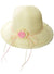 Image of Natural Straw Look Girls Costume Hat