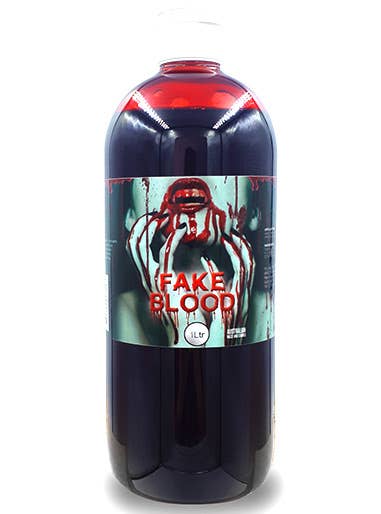 1 Litre Bottle of Runny Blood | Fake Red Blood Horror Special FX