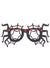 Image of Glitter Black Spider Legs and Web Halloween Costume Glasses