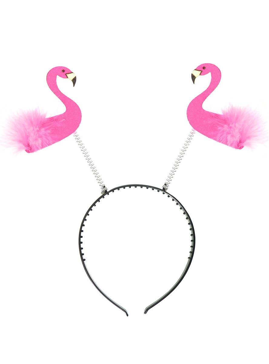 Image of Flamingo Glitter Headband Costume Accessory