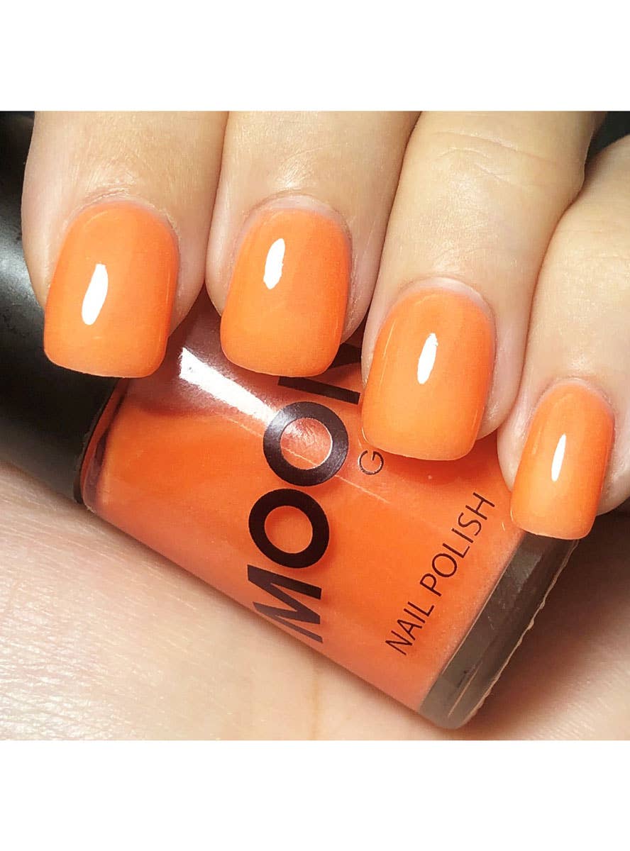 Image of Moon Glow Orange Glow in the Dark Nail Polish - Image 2