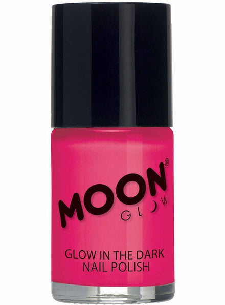 Image of Moon Glow Pink Glow in the Dark Nail Polish - Image 1