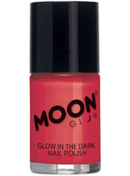 Image of Moon Glow Red Glow in the Dark Nail Polish - Image 1