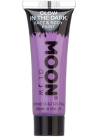 Image of Moon Glow Purple Glow in the Dark Cream Face Paint