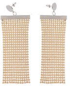 Image of 70s Gold Glo Mesh Costume Earrings